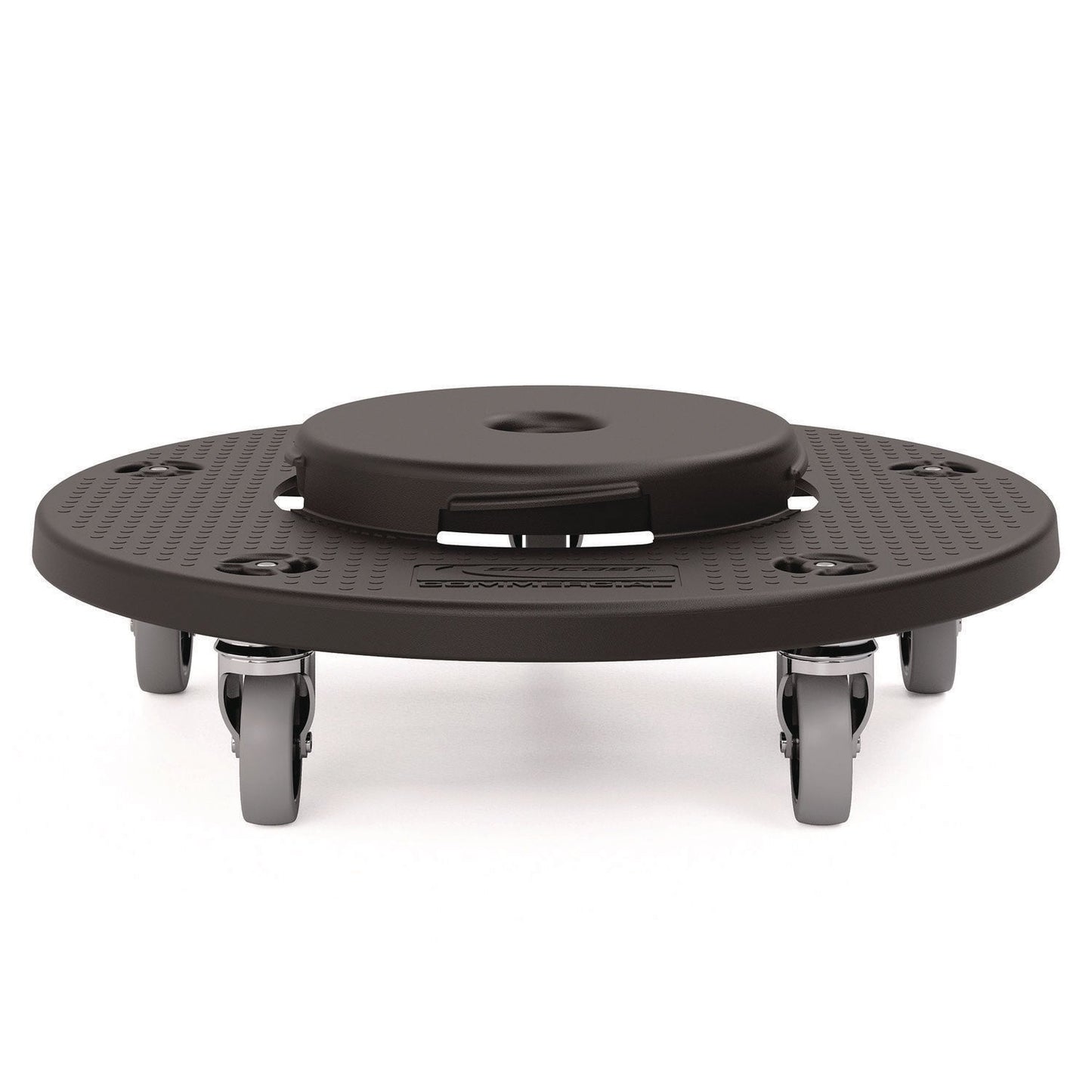 SUATCUDOLLY2A Utility Trash Can Dolly, 350 lb Capacity, 20.75" x 6.5", Black, 2/Pack Suncast Commercial