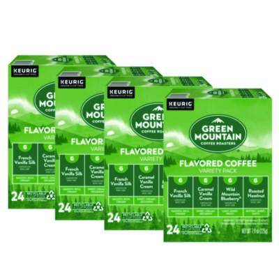 GMT9975CT Flavored Variety Coffee K-Cups, Assorted Flavors, 96/Carton KEURIG DR PEPPER