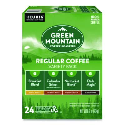 GMT9974 Regular Variety Pack Coffee K-Cups, Assorted Flavors, 24/Box KEURIG DR PEPPER