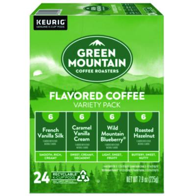 GMT9975 Flavored Variety Coffee K-Cups, Assorted Flavors, 0.38 oz K-Cup, 24/Box