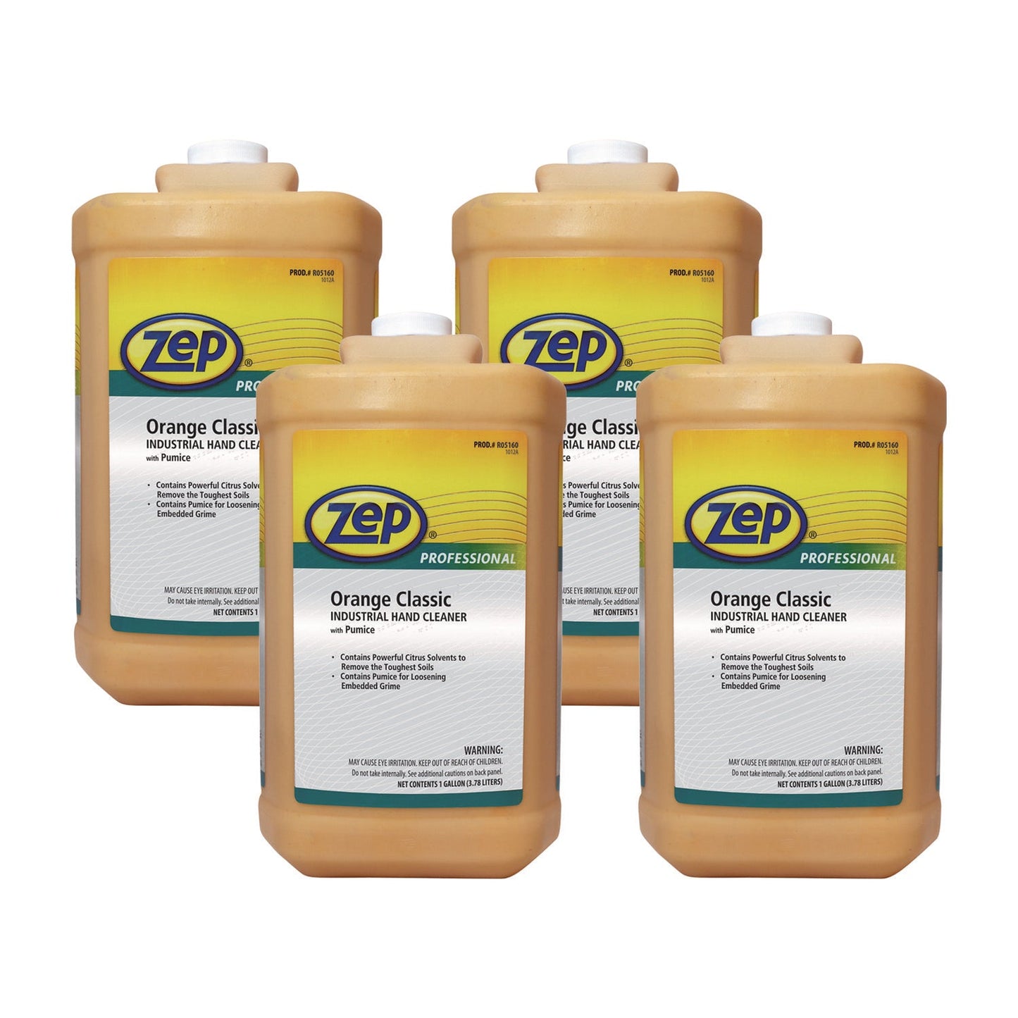 ZPE1046475 Industrial Hand Cleaner, Orange Scent, 1 gal, 4/Carton Zep Professional
