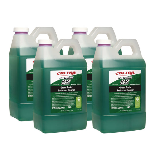 BET5484700 Fastdraw 32 Green Earth Restroom Cleaner, Citrus Floral, 2 L Bottle, 4/carton