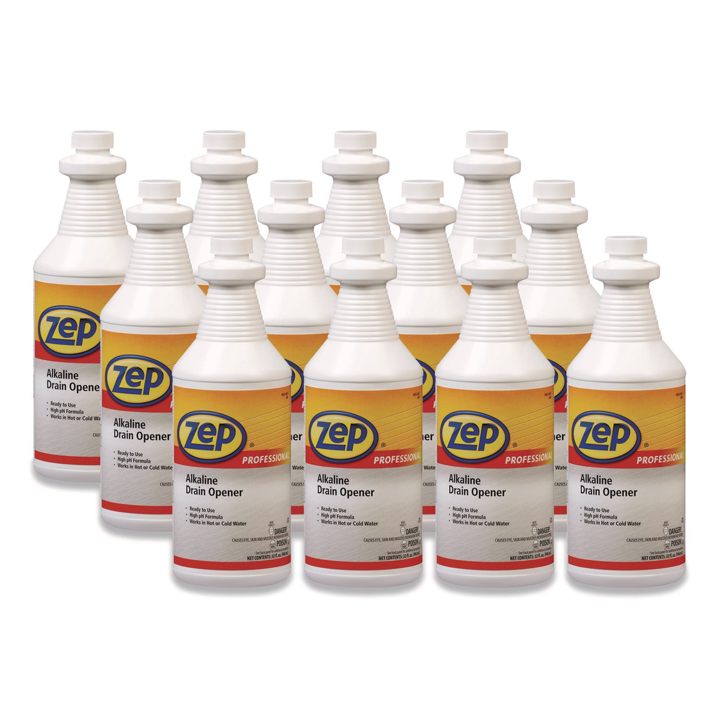 AMR1041423 Alkaline Drain Opener Quart Bottle, 12/carton