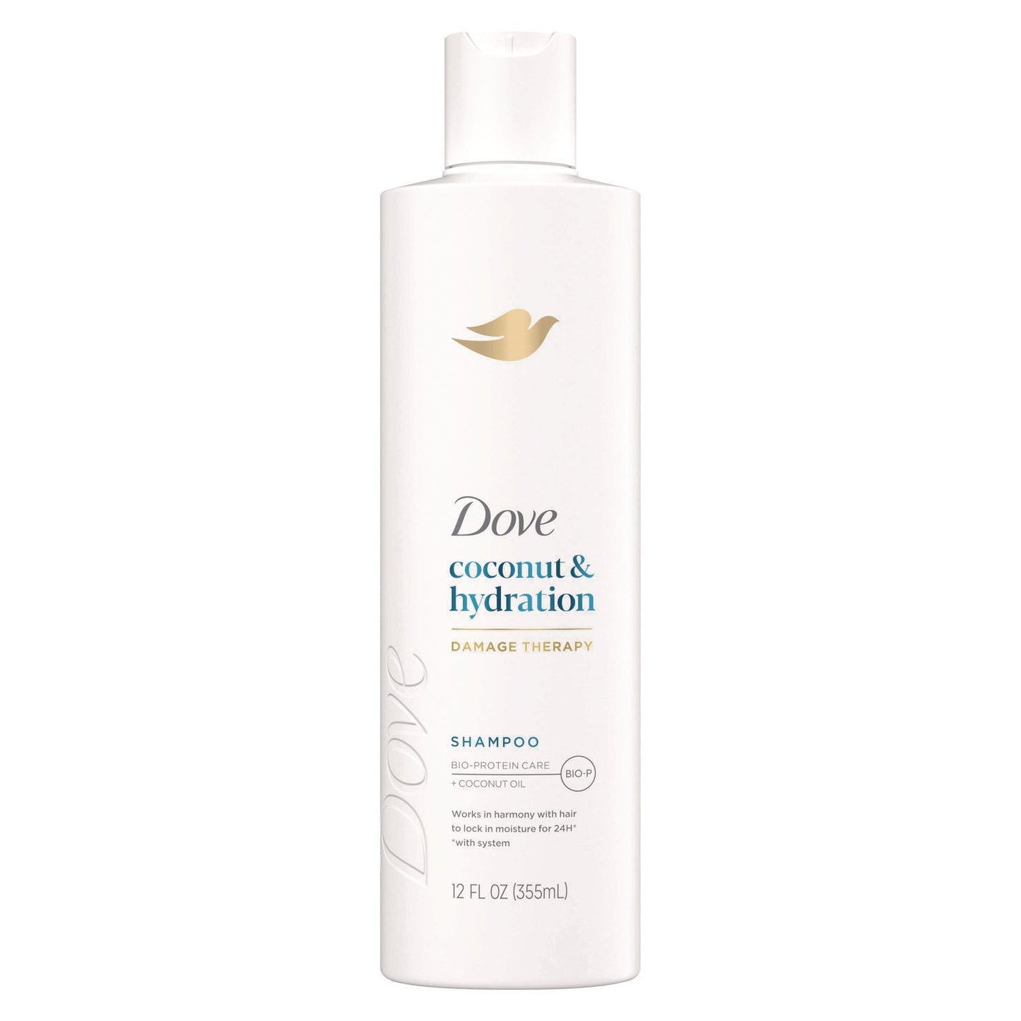 UNI69795721 Coconut Shampoo, 12 oz Bottle, 6/Carton Dove