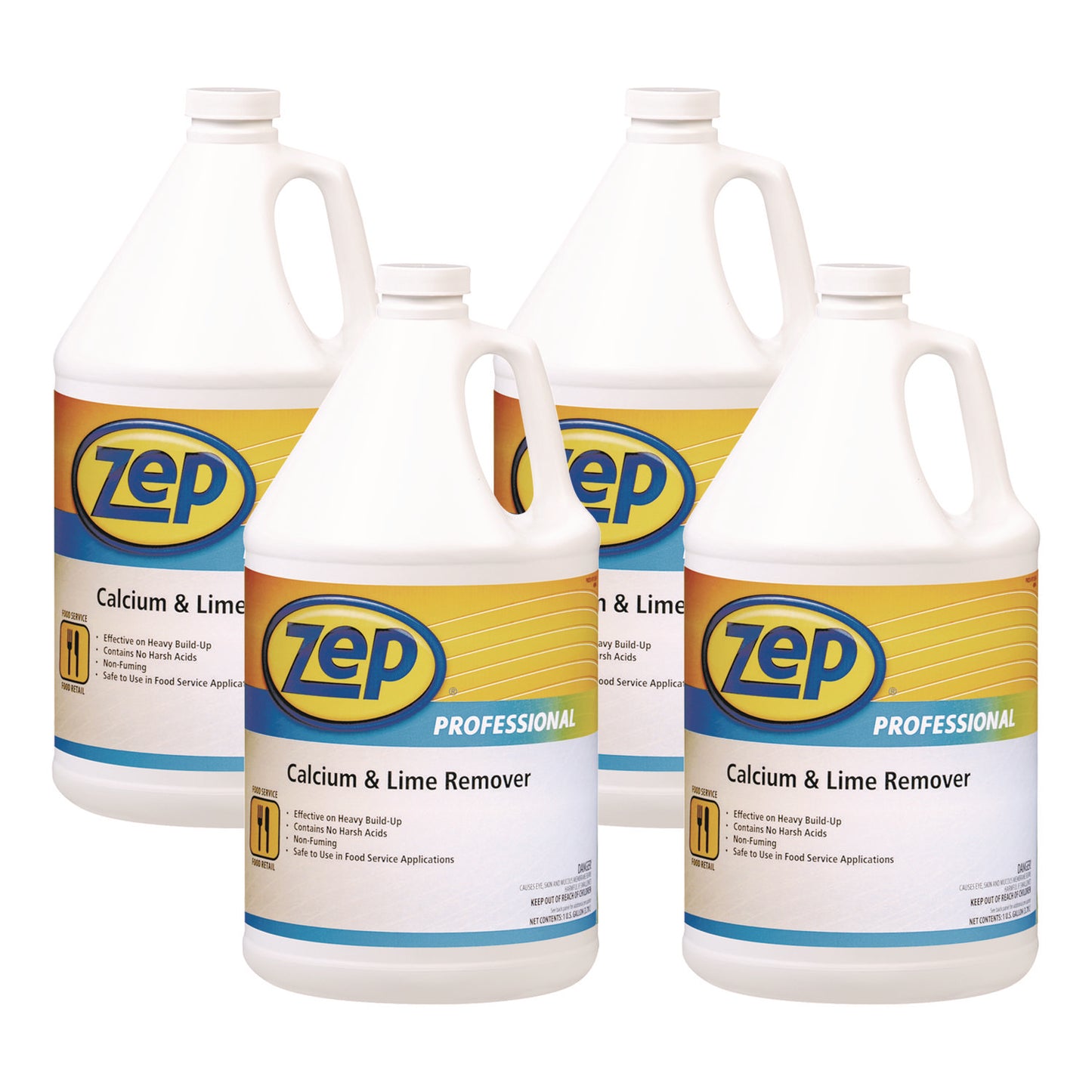 ZPP1041491 Calcium And Lime Remover, Neutral, 1 Gal Bottle, 4/carton