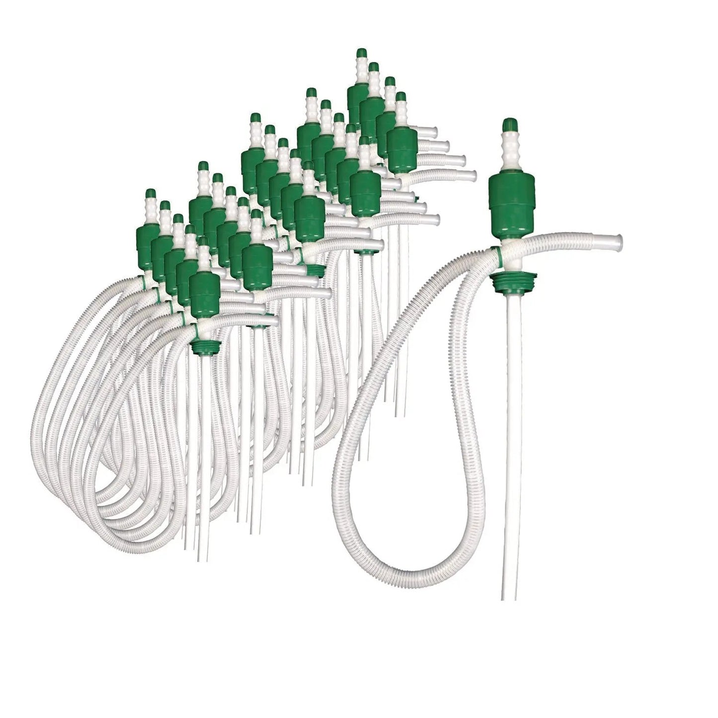 BWK00423CT Drum Pump, 5 gpm, Plastic, 46" Tall, Clear, 25/Carton Boardwalk