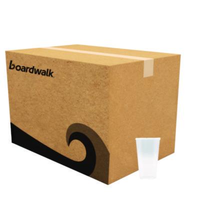 BWKTRANSCUP20CT Translucent Plastic Cold Cups, 20 oz, Clear, 1,000/Carton BOARDWALK