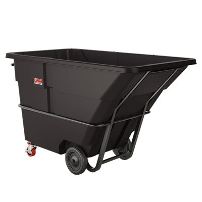 SUARMTTSD200D 2 cu yd Standard Duty Tilt Truck, Forkliftable Frame, 1,400 lb Capacity, Black