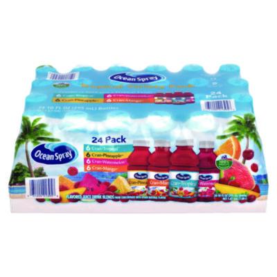 GRR22002377 Tropical Variety Pack, Assorted Flavors, 10 oz Bottle, 24/Carton