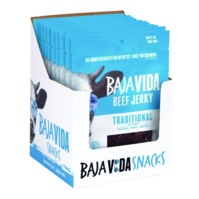 GRR22002304 Beef Jerky Traditional Snack Pack, Original, 1 oz Packet, 12/Carton