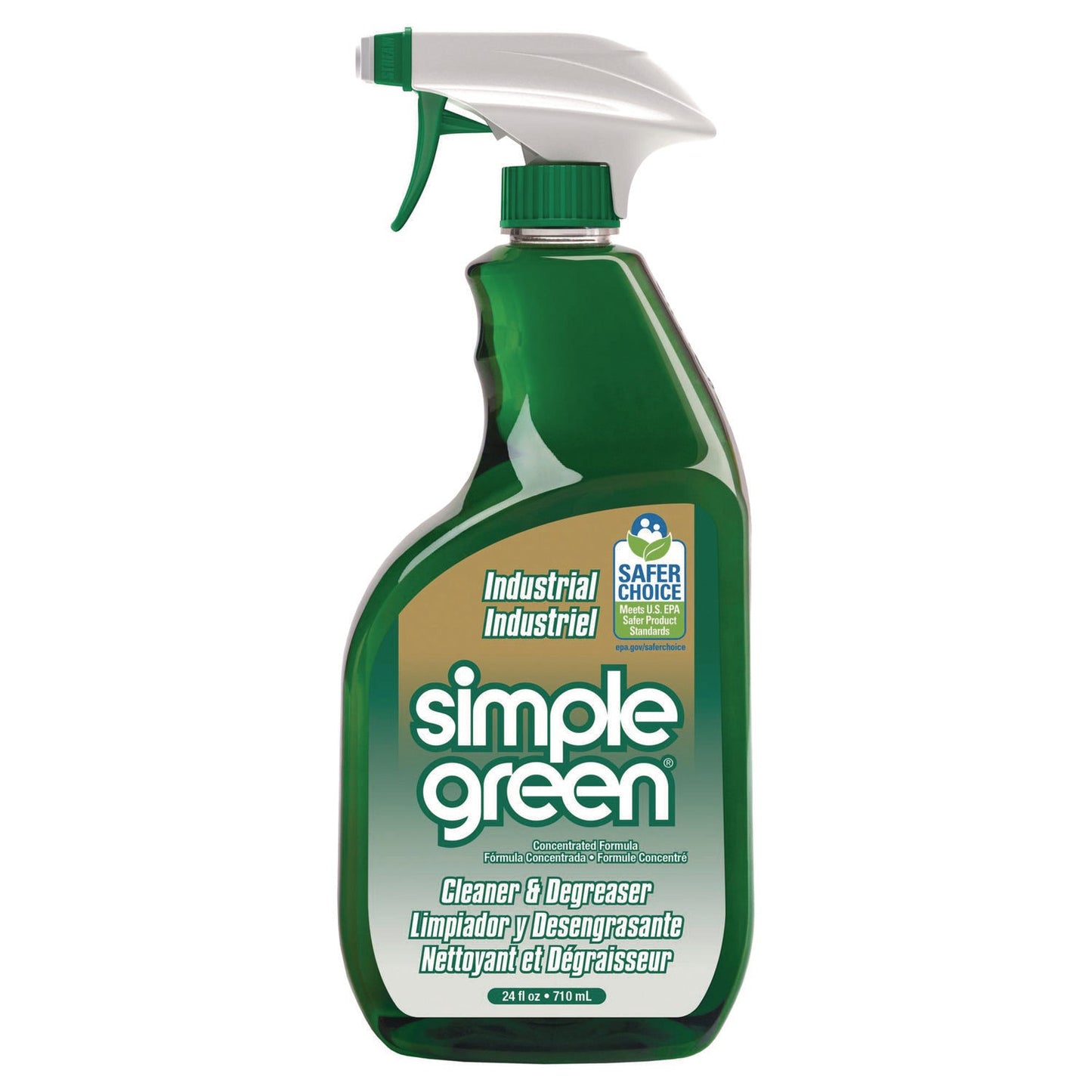 SMP13012 Industrial Cleaner And Degreaser, Concentrated, 24 Oz Spray Bottle Simple Green
