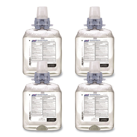 GOJ519204CT Advanced Hand Sanitizer Foam, For Cs4 And Fmx-12 Dispensers, 1,200 Ml, Unscented, 4/carton