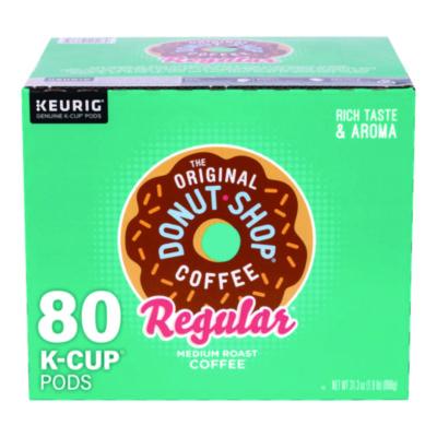 GRR22000684 Donut Shop Coffee K-Cups, Regular, 80/Carton