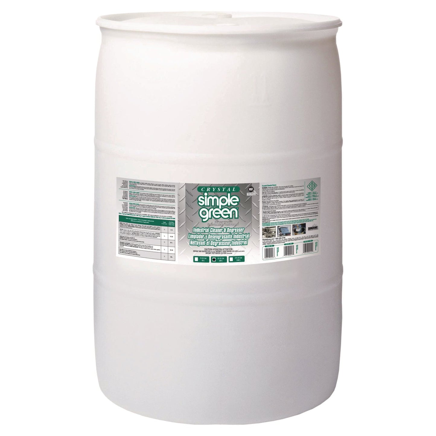 SMP19055 Crystal Industrial Cleaner/degreaser, 55 Gal Drum Simple Green