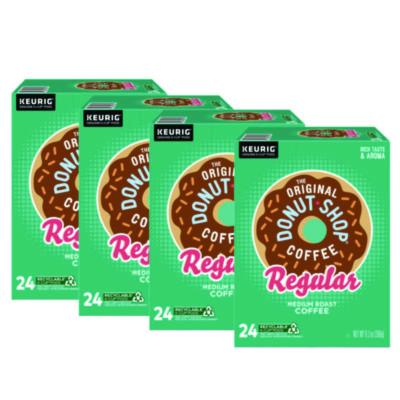 DIE60052101CT Donut Shop Coffee K-Cups, Regular, 96/carton KEURIG DR PEPPER