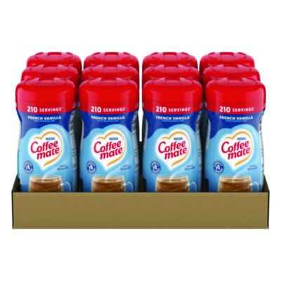 NES35775CT Non-Dairy Powdered Creamer, French Vanilla, 15 Oz Canister, 12/carton NESTLE