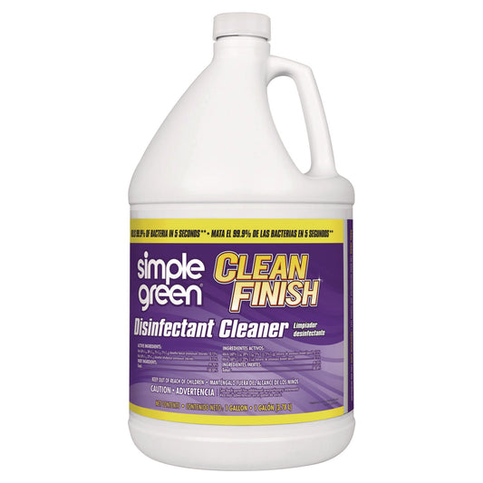 SMP01128EA Clean Finish Disinfectant Cleaner, 1 Gal Bottle, Herbal