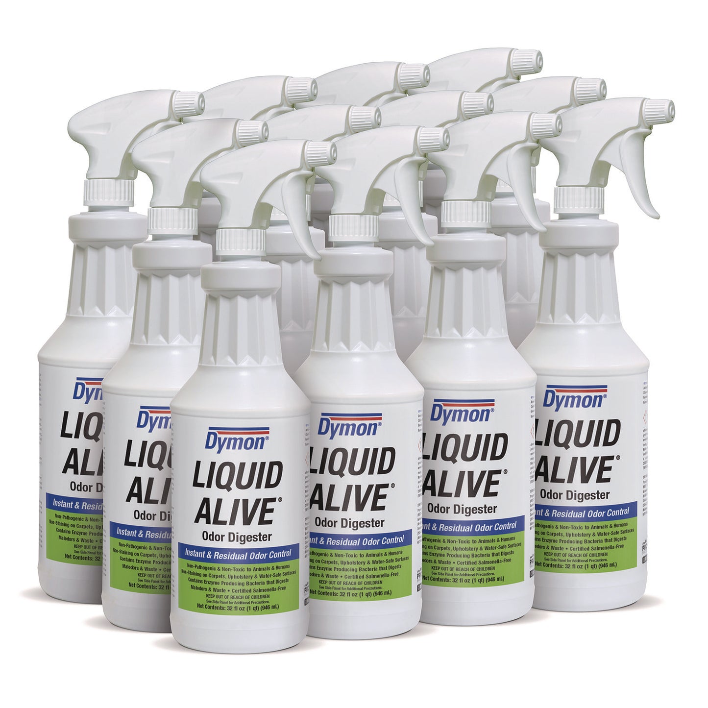ITW33632 Liquid Alive Odor Digester, 32 Oz Bottle, 12/carton
