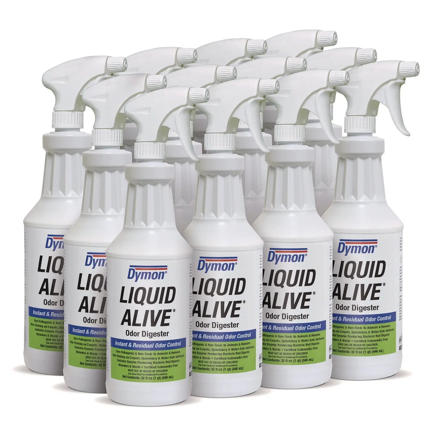 ITW33632 Liquid Alive Odor Digester, 32 Oz Bottle, 12/carton Dymon