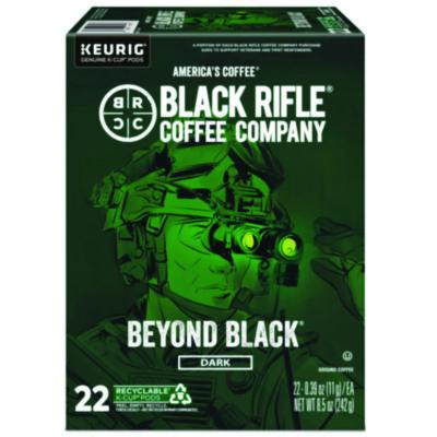 GMT0499 Beyond Black Coffee K-Cups, 22/Box