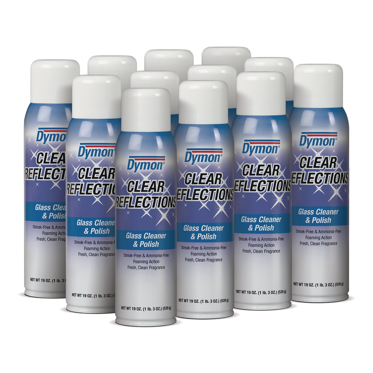 ITW38520 Clear Reflections Mirror And Glass Cleaner, 20 Oz Aerosol Spray, 12/carton