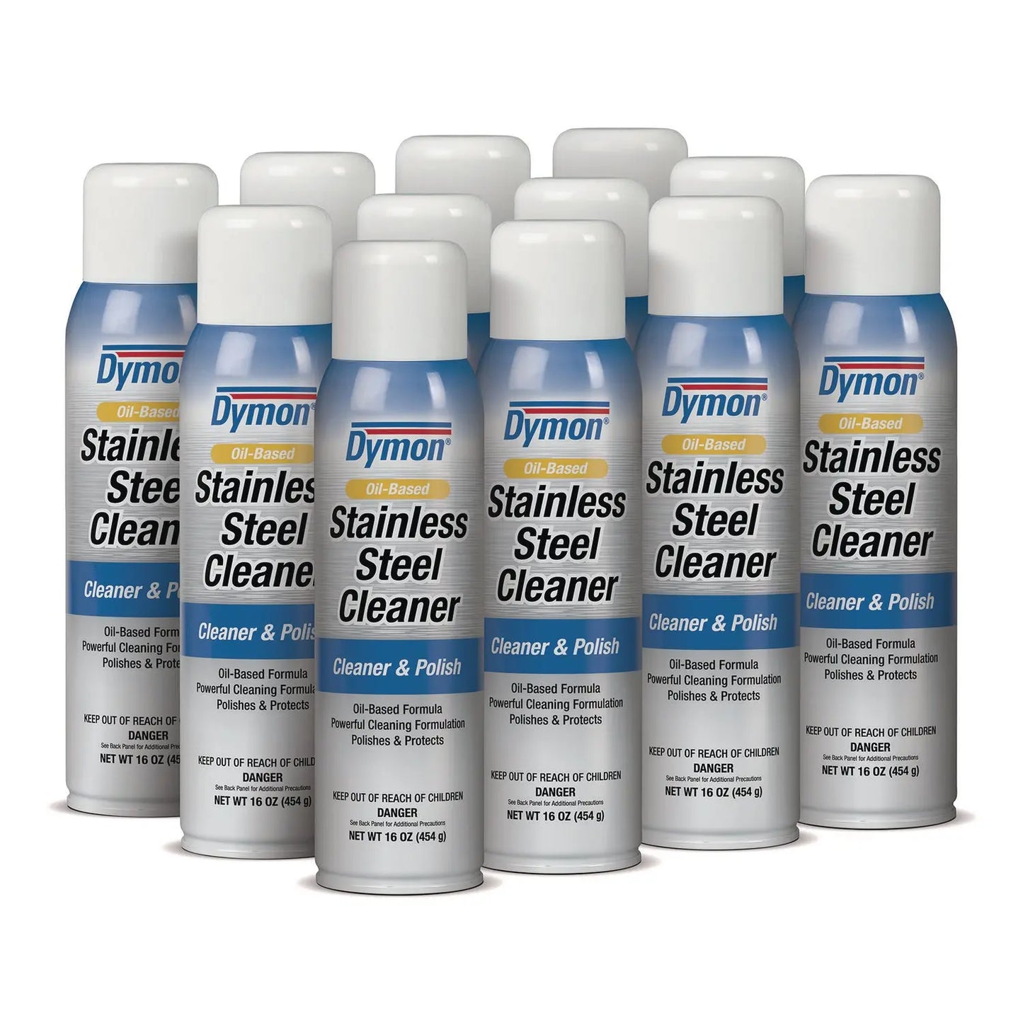 ITW20920 Stainless Steel Cleaner, 16 Oz Aerosol Spray, 12/carton Dymon