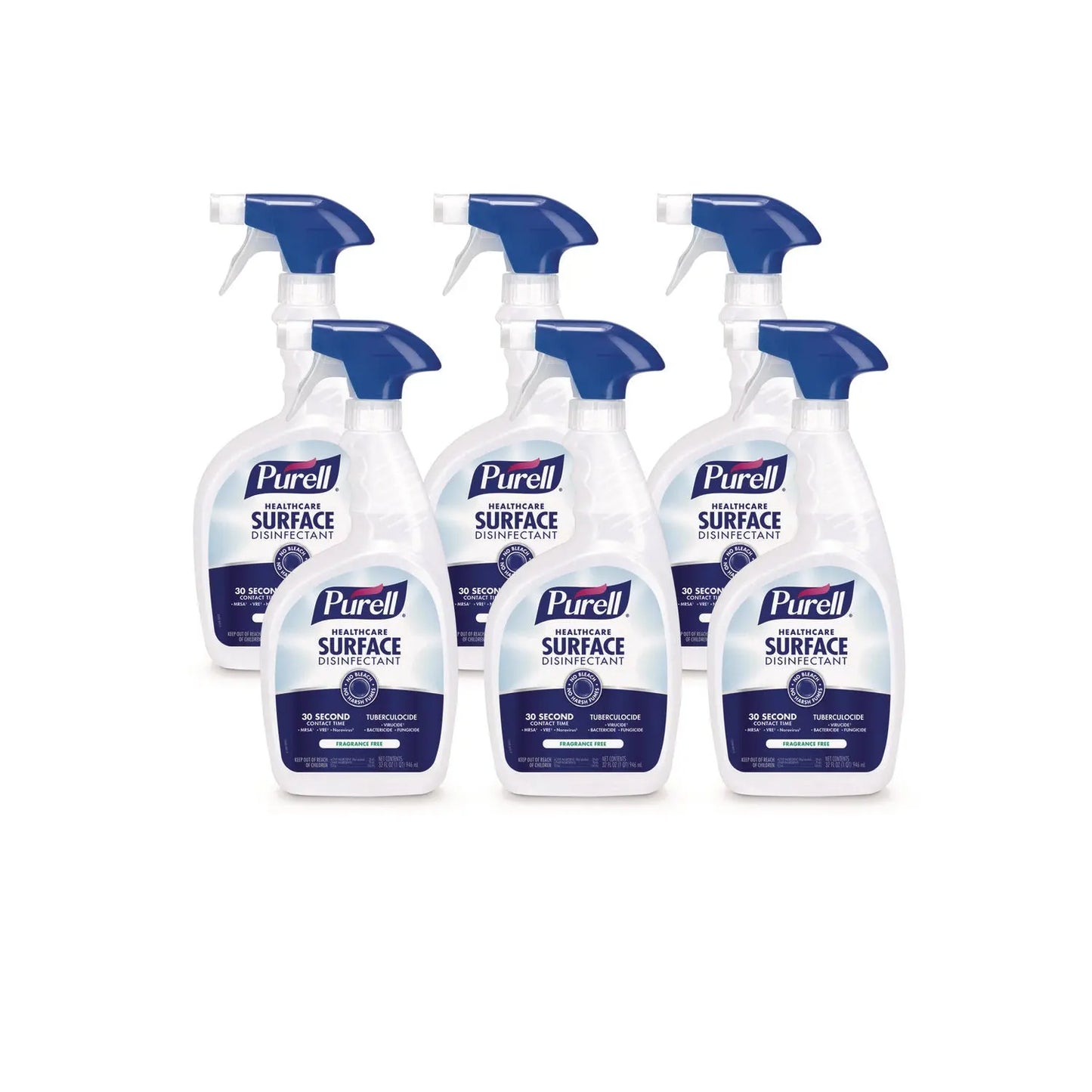 GOJ334006CT Healthcare Surface Disinfectant, Fragrance Free, 32 Oz Spray Bottle, 6/carton PURELL