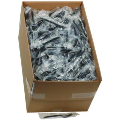 PCTMKFE Meadoware Cutlery, Individually Wrapped, Medium Heavyweight Fork, Plastic, Black, 1,000/Carton PACTIV EVERGREEN CORPORATION