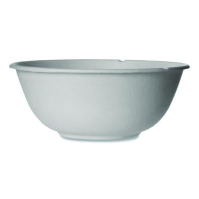 ECOEPBL46CNFA Vanguard Renewable and Compostable Sugarcane Bowls, 46 oz, White, 400/Carton