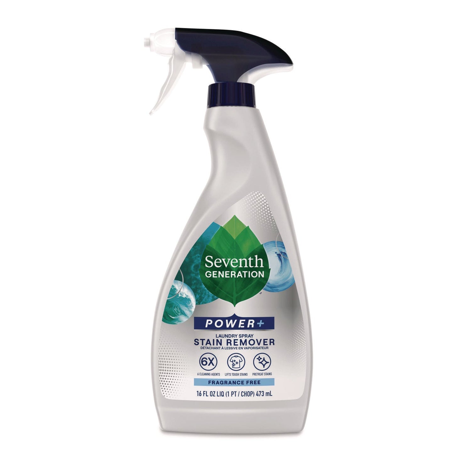 SEV67362378 Laundry Stain Remover, Fragrance-Free, 16 oz Spray Bottle, 8/Carton Seventh Generation