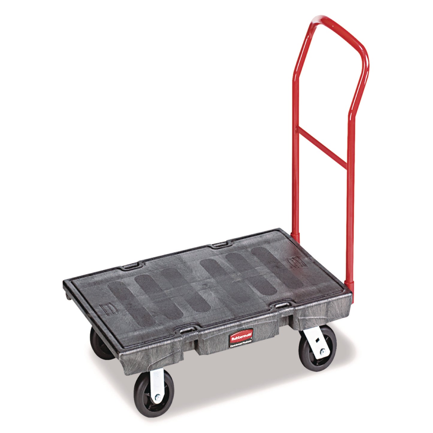 RCP443600BK Heavy-Duty Platform Truck Cart, 2,000 Lb Capacity, 24 X 48 Platform, Black