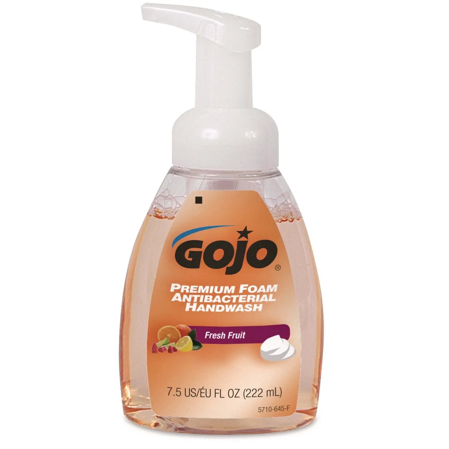 GOJ571006EA TFX Premium Foam Antibacterial Hand Wash, Refill for GOJO TFX Touch-Free Dispenser, Fresh Fruit Scent, 7.5 oz GOJO