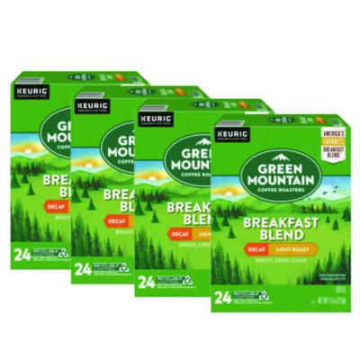 GMT7522CT Breakfast Blend Decaf Coffee K-Cups, 96/carton KEURIG DR PEPPER