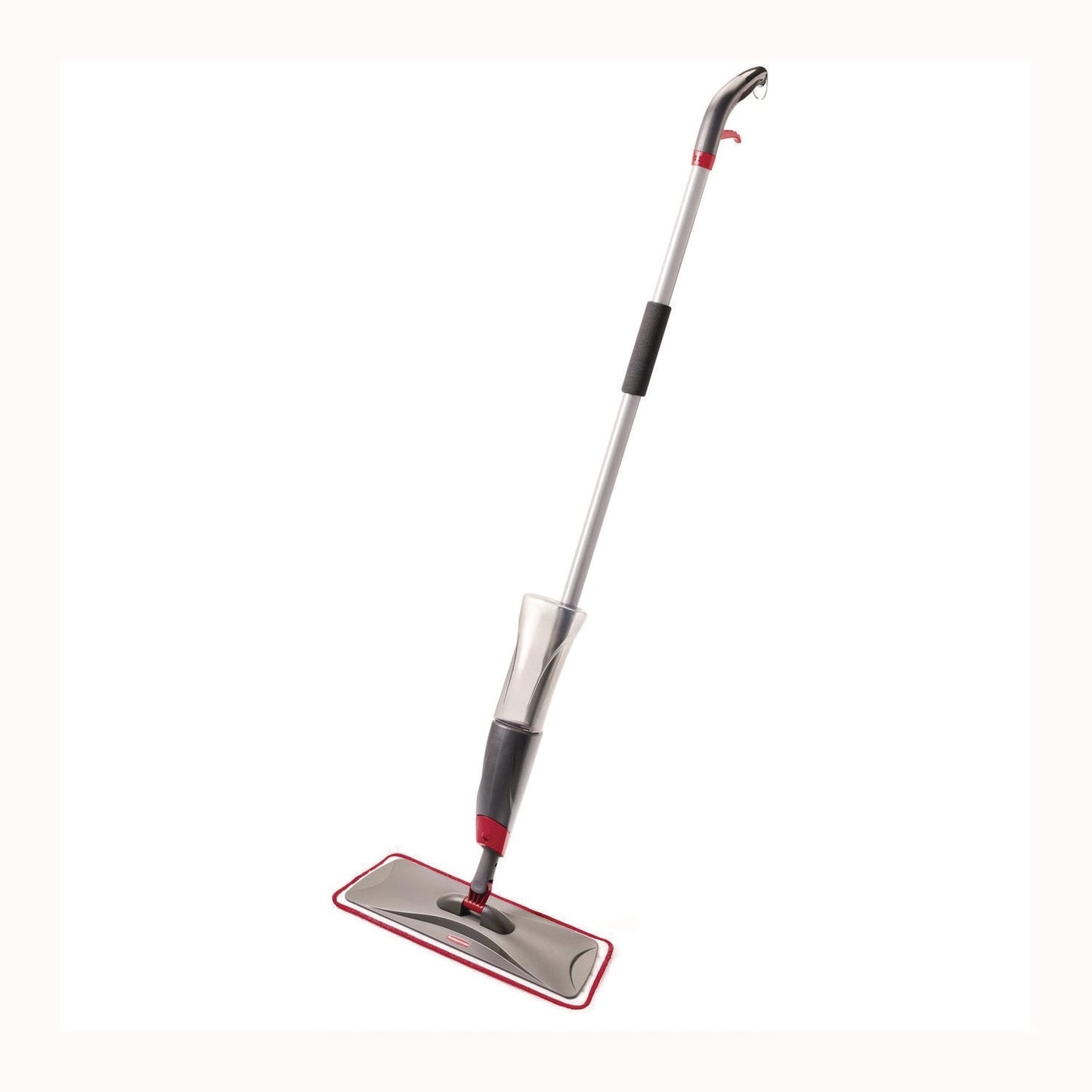 RCP1M15GRYRD Reveal Microfiber Spray Mop Kit, Microfiber Head, 54.5" Silver/black Handle RUBBERMAID COMMERCIAL PROD.