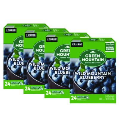 GMT6783CT Fair Trade Wild Mountain Blueberry Coffee K-Cups, 96/carton KEURIG DR PEPPER