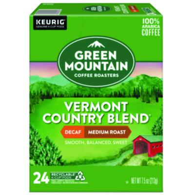 GMT7602 Vermont Country Blend Decaf Coffee K-Cups, 24/box