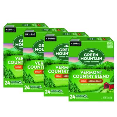 GMT7602CT Vermont Country Blend Decaf Coffee K-Cups, 96/carton KEURIG DR PEPPER