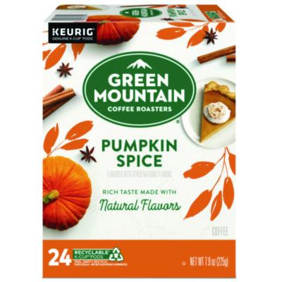 GMT6758 Fair Trade Certified Pumpkin Spice Flavored Coffee K-Cups, 24/box KEURIG DR PEPPER