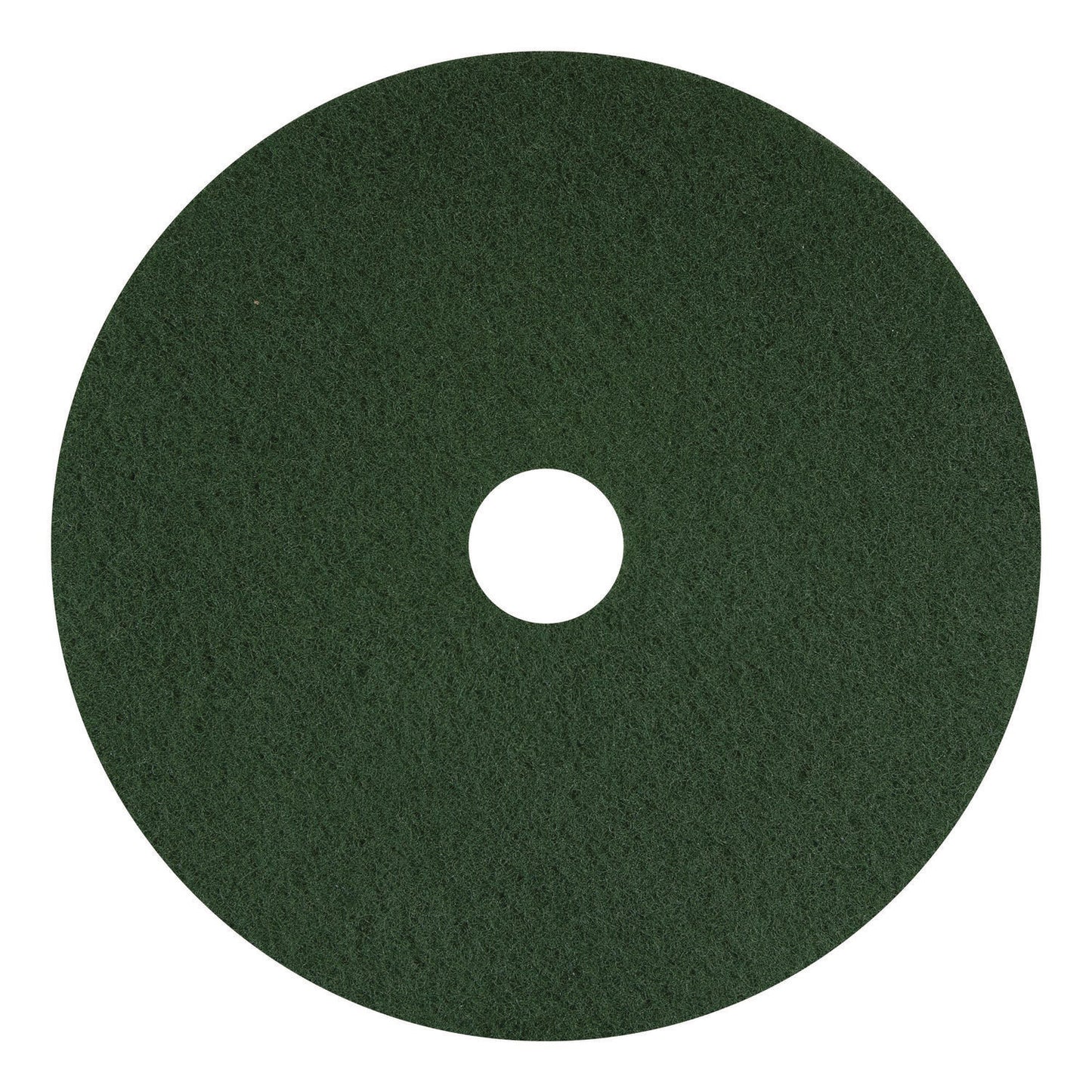 AM7400313 Scrubbing Pads, 13", Green, 5/Carton