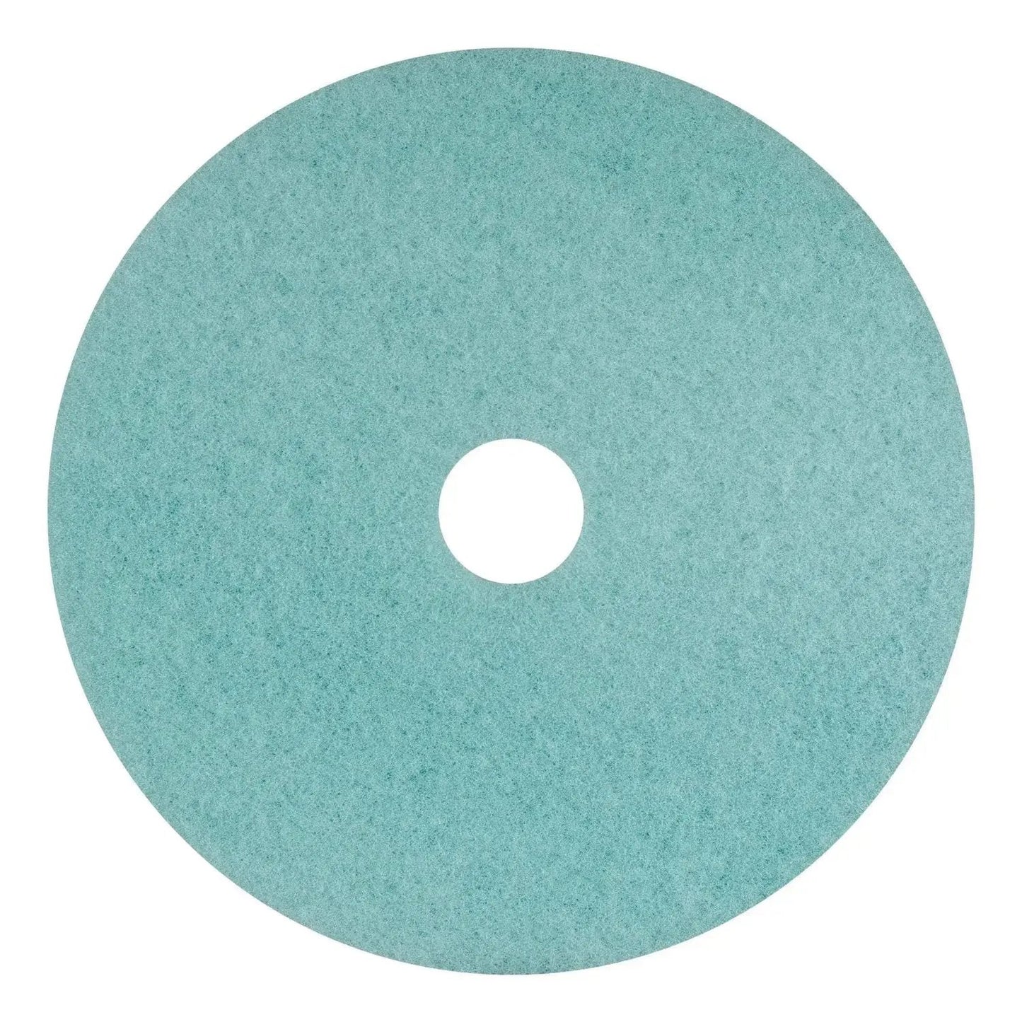 AM7402120 Luster Lite Burnishing Pad, 20" Diameter, Sky Blue, 5/Carton Americo