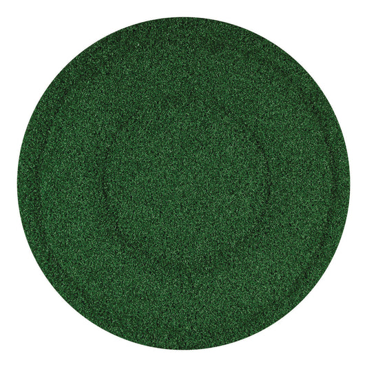 AM7402920 TurfScrub Brush Floor Pad, 20" Diameter, Green, 4/Carton