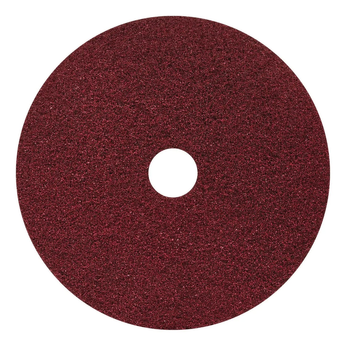 AM7442120 Black Diamond 400 Heavy-Duty Cleaning Pad, 20" Diameter, 400 Grit, Black/Red, 2/Carton Americo
