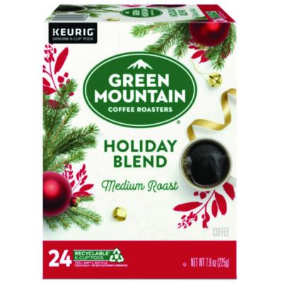 GMT6204 Holiday Blend K-Cups, Medium Roast, 24/box