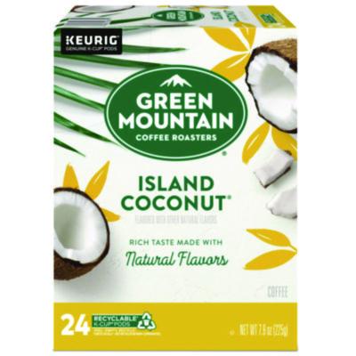 GMT6720 Island Coconut Coffee K-Cup Pods, 24/Box