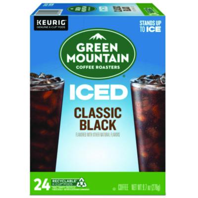 GMT9027 Classic Black Brew Over Ice Coffee K-Cups, 24/box