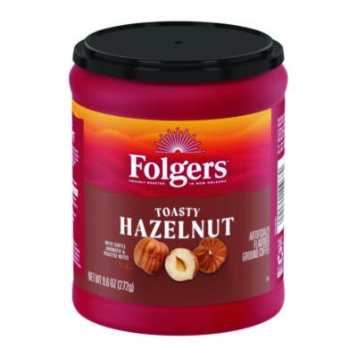 FOLSMU11037 Toasty Hazelnut Ground Coffee, 9.6 oz Can J.M. SMUCKER CO.