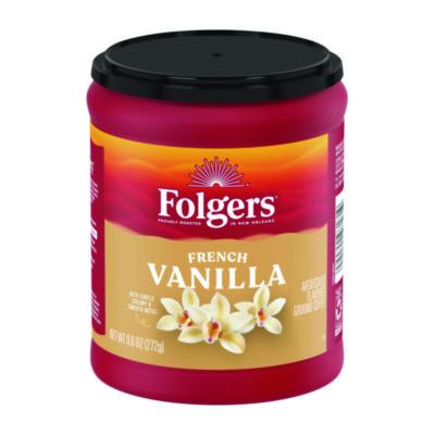 FOLSMU98181 French Vanilla Ground Coffee, 9.6 oz Can J.M. SMUCKER CO.