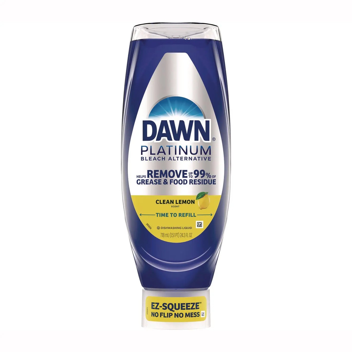 PGC11819 Platinum Liquid Dish Detergent, Clean Lemon Scent, 24.3 oz EZ-Squeeze Bottle Dawn