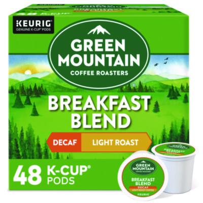 GMT5000378815 Breakfast Blend Decaf Coffee K-Cups, 48/Box
