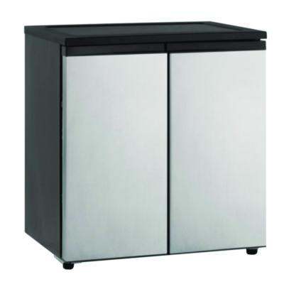 AVARMS551SS 5.5 Cu.Ft. Side by Side Refrigerator/Freezer, Black/Platinum AVANTI